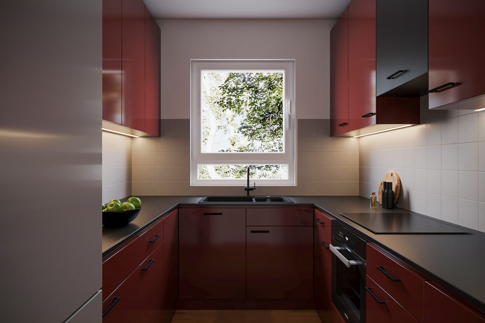 Küche (illustriert)